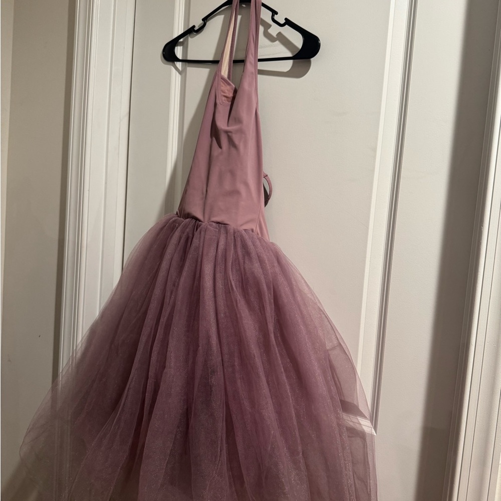 Elegant purple Tulle Kids Dress size LC